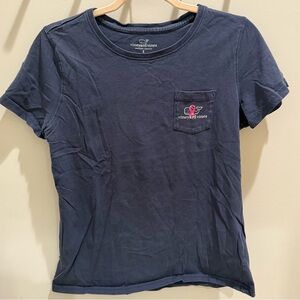 Vineyard Vines women’s Dark Blue Pocket Tee